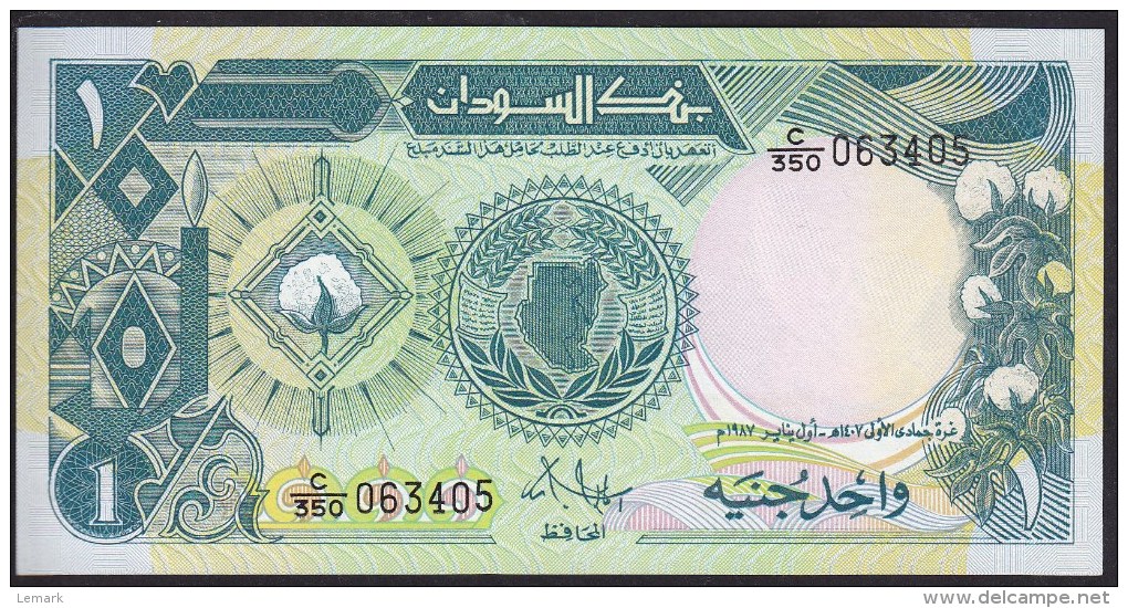 Sudan 1 Pound 1987 P39 UNC - Soudan