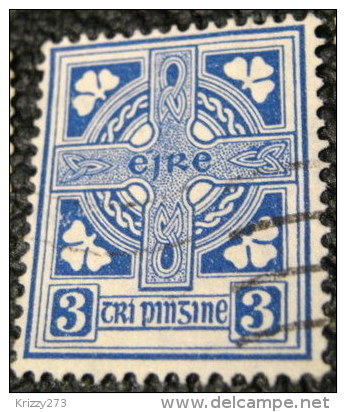 Ireland 1922 Celtic Cross 3d - Used - Used Stamps