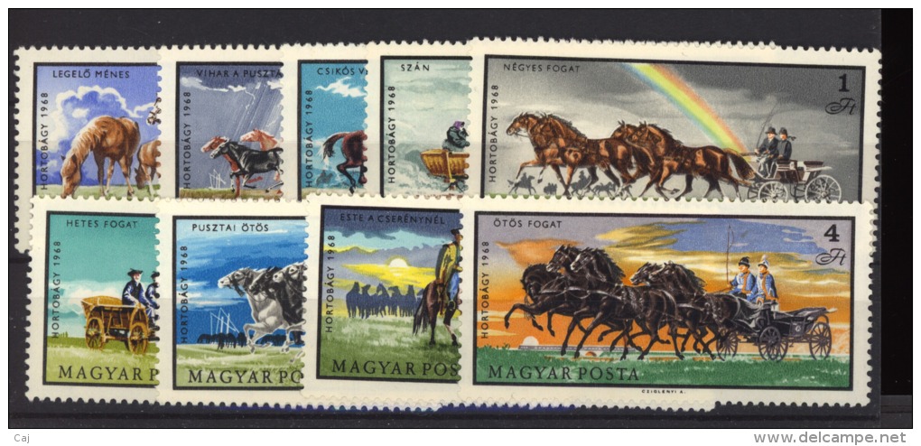 00828  -  Hongrie  :   Yv  1975-83  **   Cheval - Horse - Nuovi