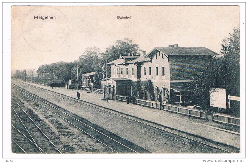 D5447     METGETHEN : Bahnhof - Ostpreussen