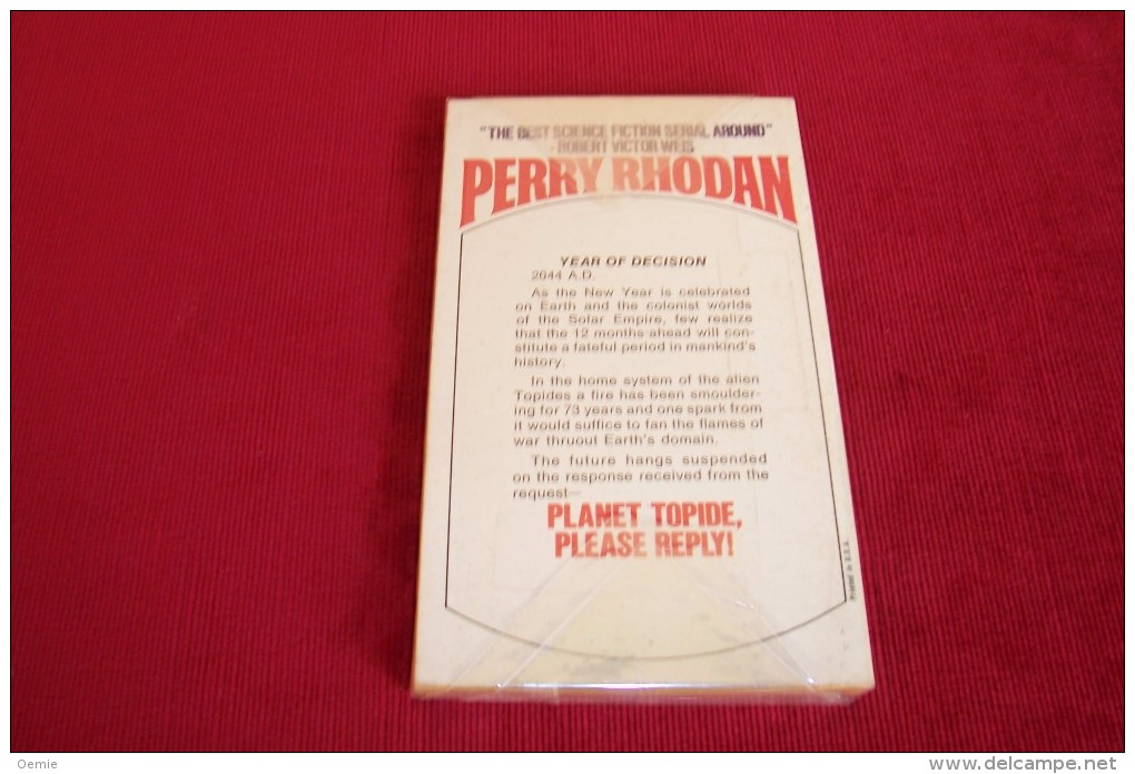 PERRY  RHODAN  No 75  PLANET TOPIDE PLEASE REPLY KURT BRAND - Sciencefiction