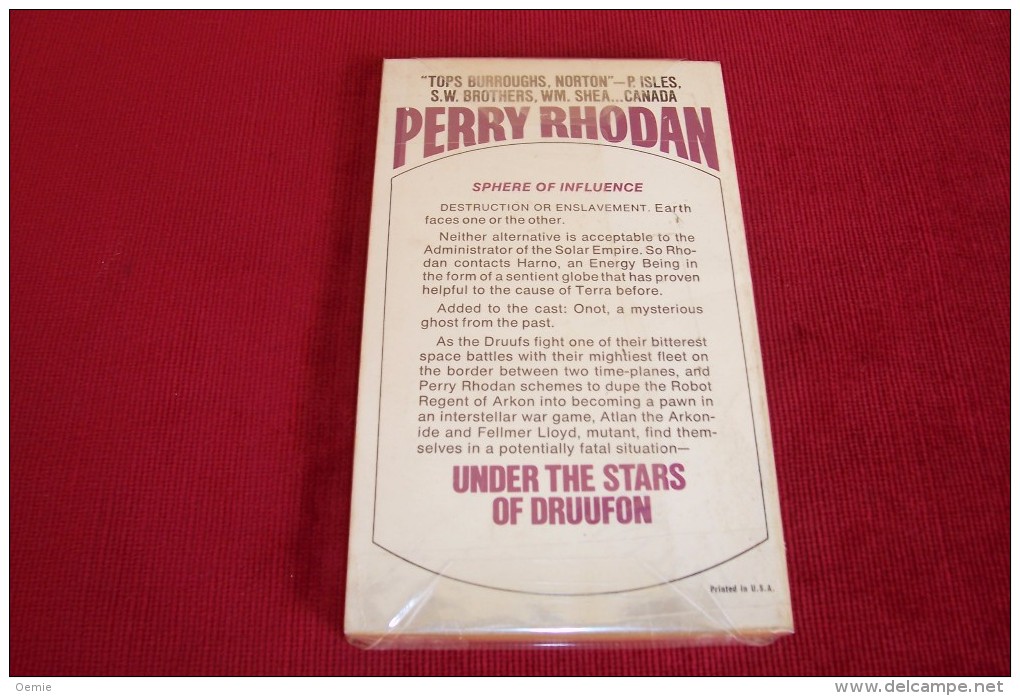 PERRY  RHODAN  No  68 UNDER THE STARS OF DRUUFON - Sciencefiction