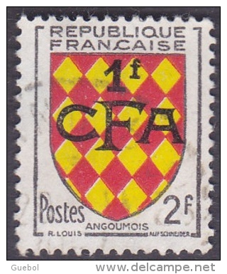 Réunion Obl. N° 309 - Armoiries - Blason - Angoumois - Gebraucht