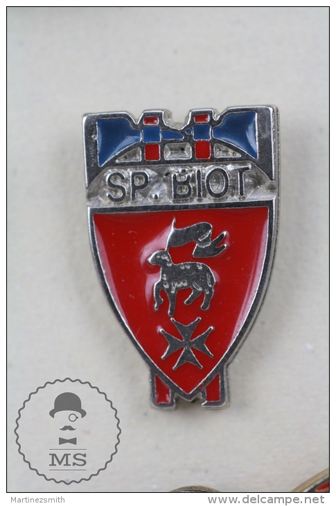 S.P. Biot France Sapeurs Pompiers Fireman/ Firefighter - Pin Badge #PLS - Pompiers