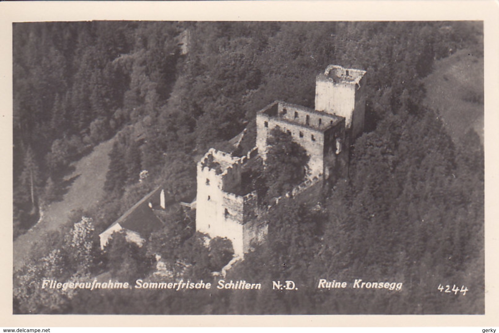 Ak -  Ruine Kronsegg - Schiltern Bei Langenlois - Langenlois