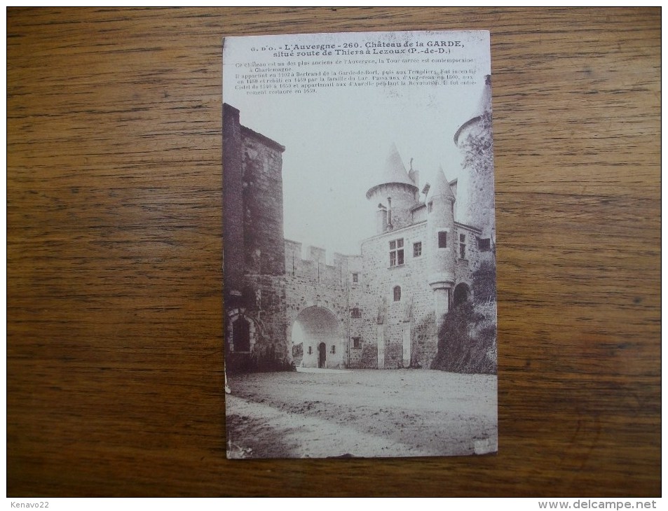 Château De La Garde Route De Thiers à Lézoux - Lezoux