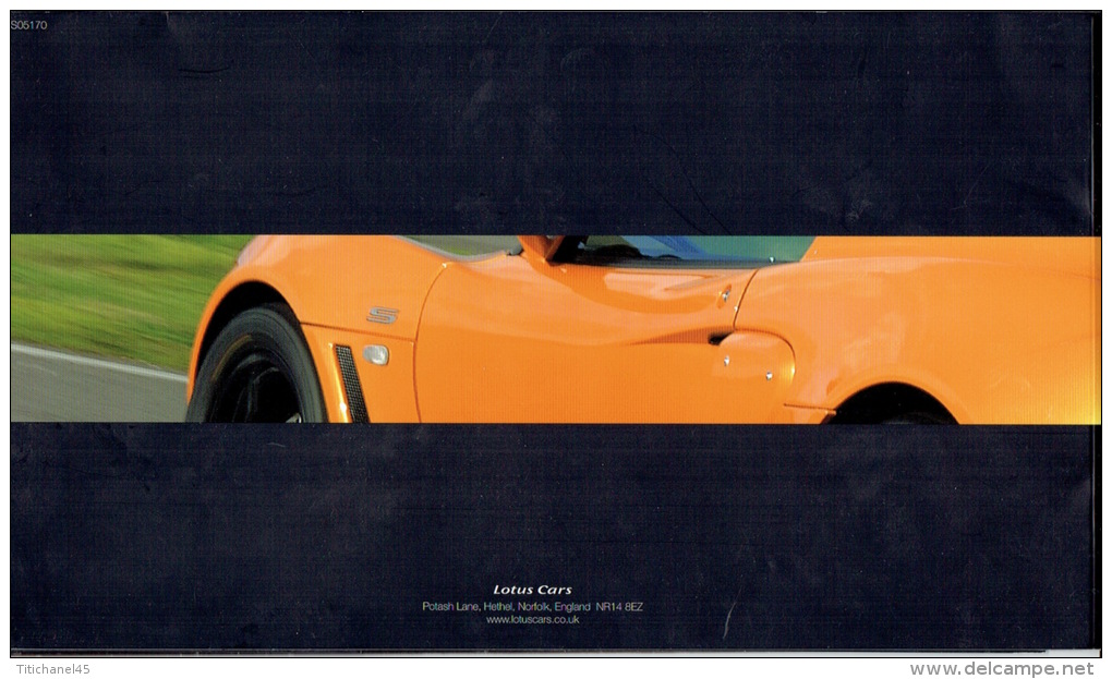 Catalogue automobile LOTUS  EXIGE année 2008 - 20 pages (29.5x 17 cm)