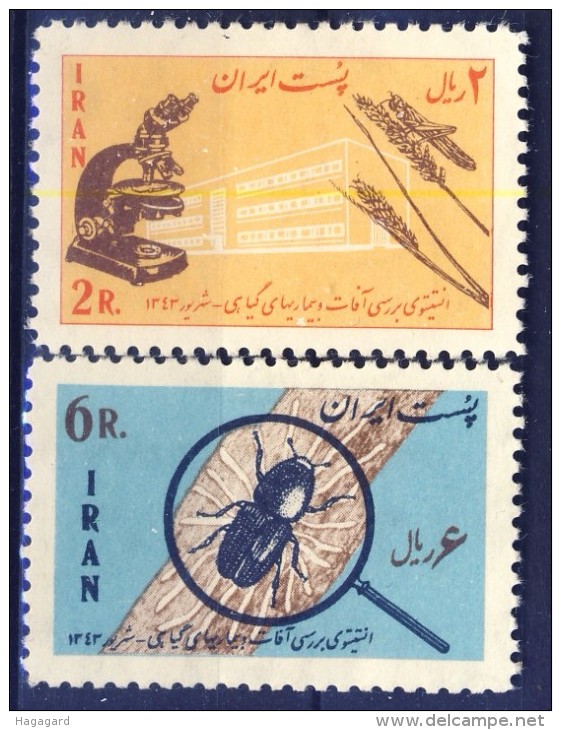 ##K1530. Iran 1964. Michel 1222-23. MNH(**) Please Observe The Description ! - Iran