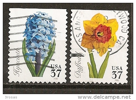 Etats-Unis USA 2005 Fleurs Flowers Obl - Used Stamps