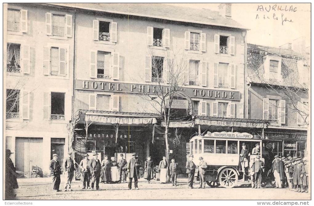 Aurillac     15    Autobus Purrey Devant Hôtel Tourde Avenue De La Gare - Aurillac