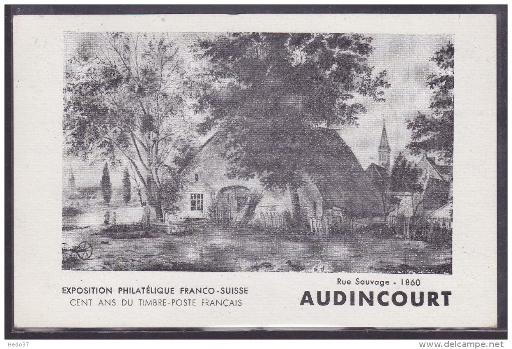 France Journée Du Timbre 1949 - Audincourt - ....-1949