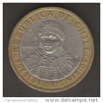 CILE 100 PESOS 2006 BIMETALLICA - Chile