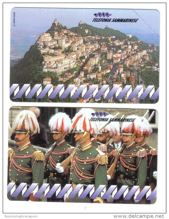 SAN MARINO Telefonia Sammarinese 8000+18000 Lire 01 09 1994 Nuove Cod.schede.08 - San Marino