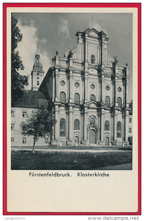 AK ´Fürstenfeldbruck' Klosterkirche ~ 1960 - Fuerstenfeldbruck