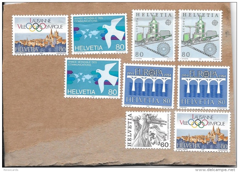 1983: Année Mondiale Des Communications - 1983 Zahnrdbahn Rigi - 1998 Lausanne Ville Olympique - Used Stamps