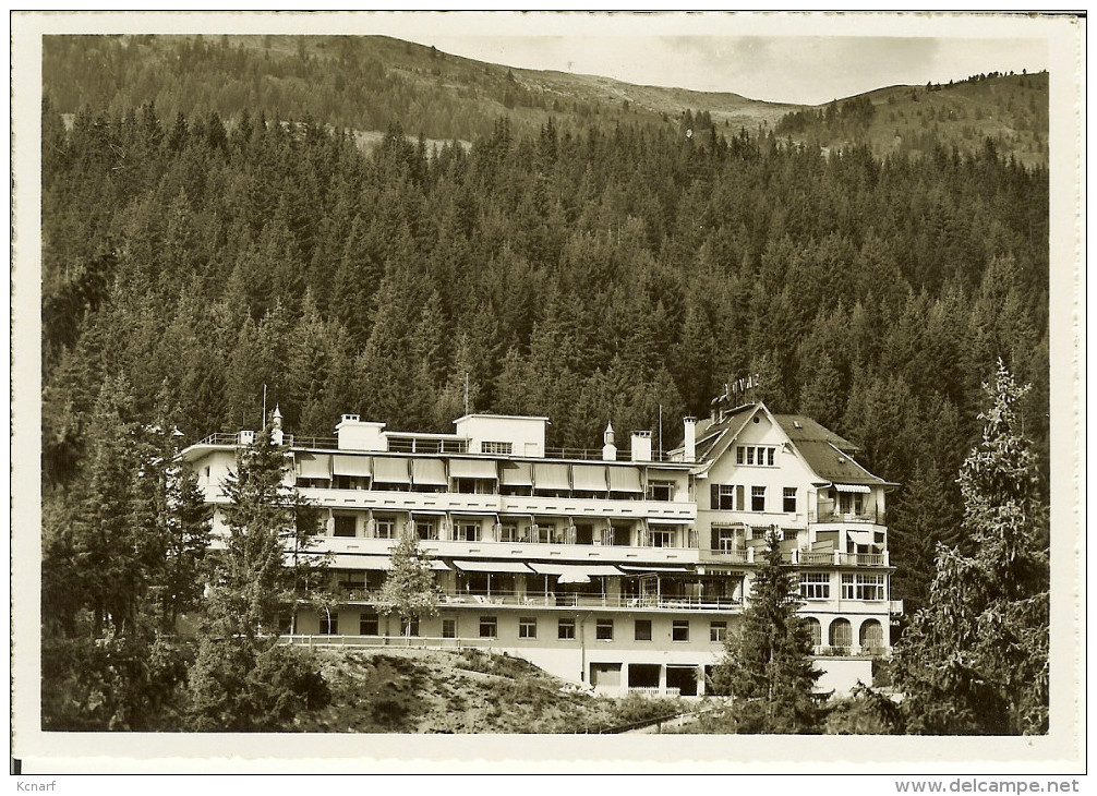 CP De CRANS S/SIERRE " Savoy Et Alpina Hotel " - Sierre