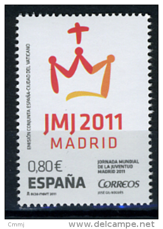 2011 - VATICANO/ SPAGNA - VATIKAN - XVI GIORNATA MONDIALE DELLA GIOVENTÙ MADRID 2011 - Unused Stamps