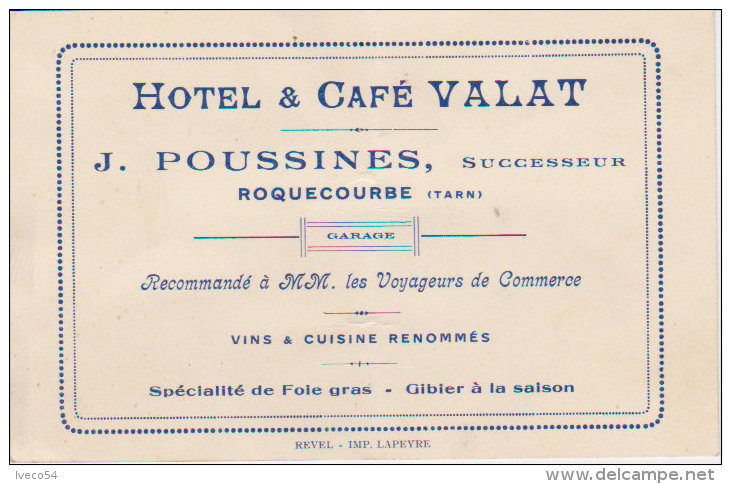 Hôtel Café Valat -  Roquecourbe - (  Castres ) - Etiketten Van Hotels