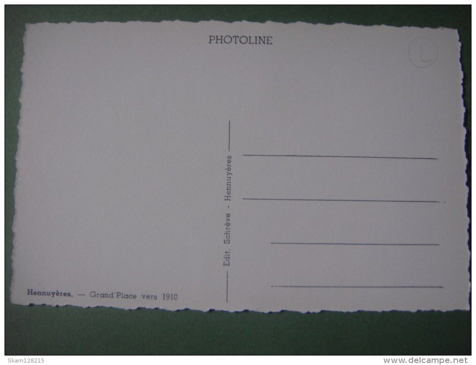 HENNUYERES ( BRAINE - LE -COMTE ) --- Grand'Place Vers 1910 - Braine-le-Comte