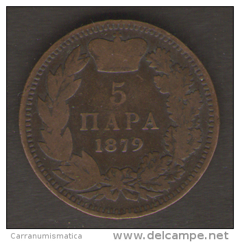 JUGOSLAVIA 5 PARA 1879 - Jugoslavia