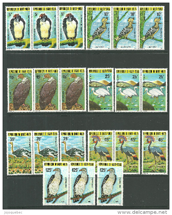 Haute-Volta, Neufs Sans Charniére, Sans Gomme,un Avec Petit Tache, MINT NEVER HINGED, 1 WITH SPOT, WITHOUT GUM, BIRDS - Haute-Volta (1958-1984)