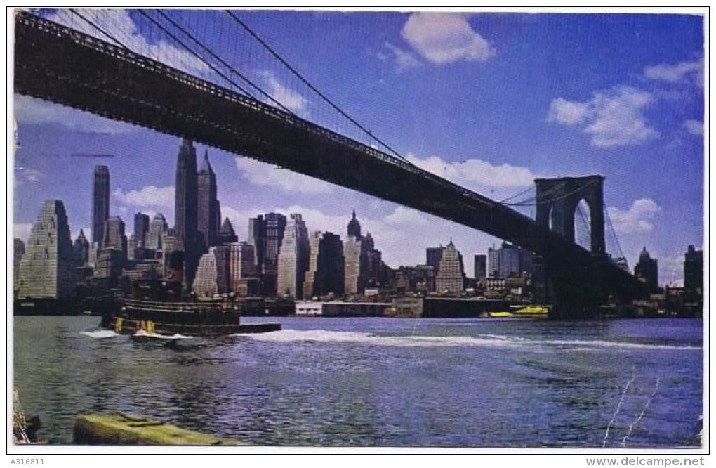 Cpa BROOKLYN BRIDGE New York City - Brooklyn