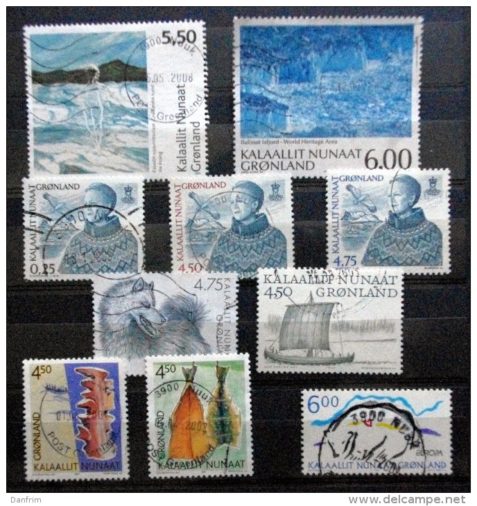 Greenland 1999-2008  (O) ( Lot  Ks 349 ) - Collections, Lots & Series