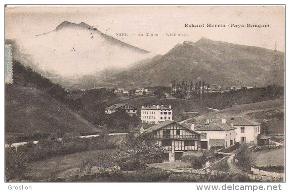 SARE LA RHUNE ICHTIL ARTEA . ESKUAL HERRIA (PAYS BASQUE) 1905 - Sare