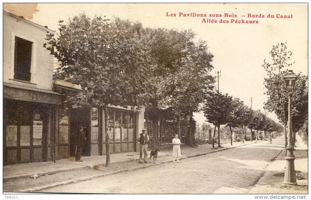 Les Pavillons Sous Bois - Bords Du Canal - Allée Des Pecheurs - Les Pavillons Sous Bois