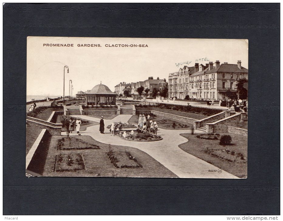 55134    Regno  Unito,   Promenade  Gardens,  Clacton-on-Sea,  VG  1923 - Clacton On Sea