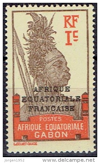 FRENCH EQUATORIAL AFRICA # STAMPS FROM YEAR 1936 STANLEY GIBBONS 171 - Altri & Non Classificati