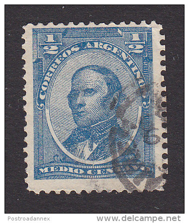 Argentina, Scott #57, Used, Justo Jose De Urquiza, Issued 1888 - Used Stamps