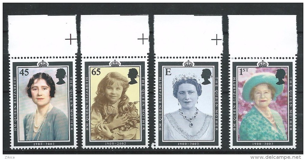 Great Britain 2002 H.M.Queen Elizabeth The Queen Mother. MNH(**) - Unused Stamps