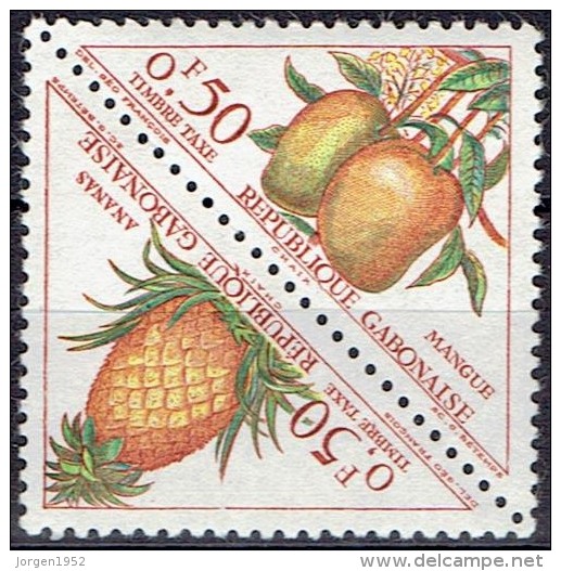 GABON # STAMPS FROM YEAR 1962 STANLEY GIBBONS D196-197 - Impuestos