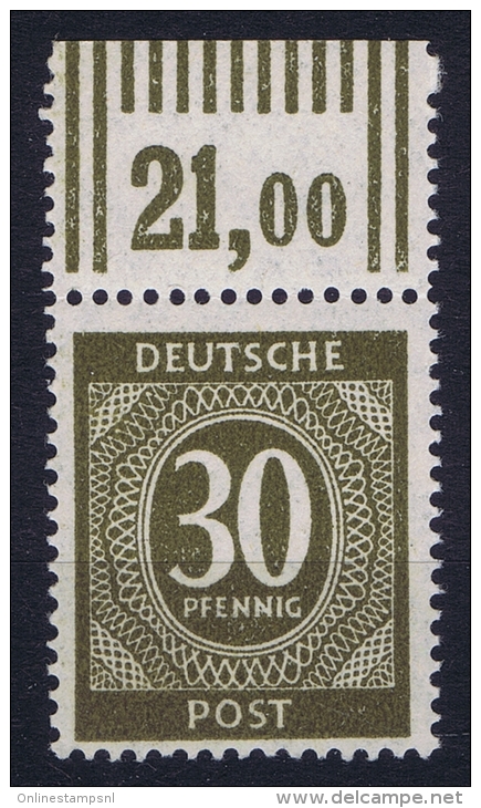 Gemeinschaftsausgaben Mi Nr 928 B W OR Farbgeprüft + Signiert   MNH/**/postfrisch Oberrandstück - Mint