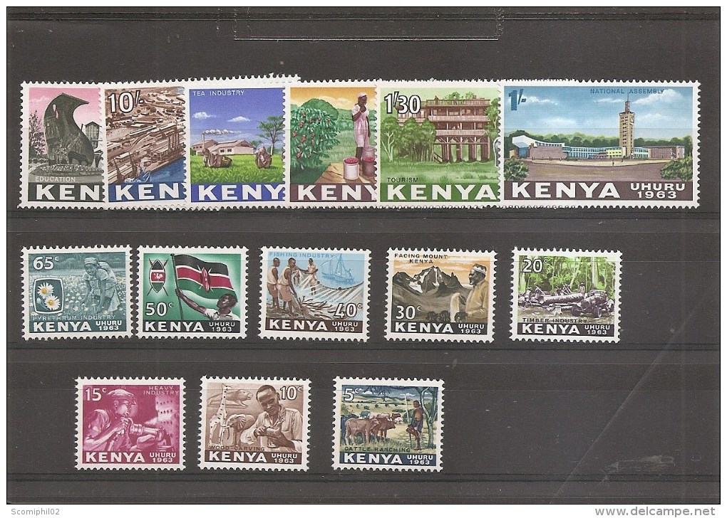 Kenya ( 1/14 XXX -MNH) - Kenya (1963-...)