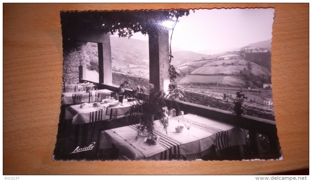 Biriatou : Vue Sur L'Espagne De La Terrasse De L'auberge Hiribarren - Biriatou