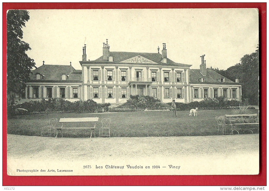 EZC-07  Vincy Sur Gilly, Les Châteaux Vaudois En 1904, Animé. Non Circulé - Gilly
