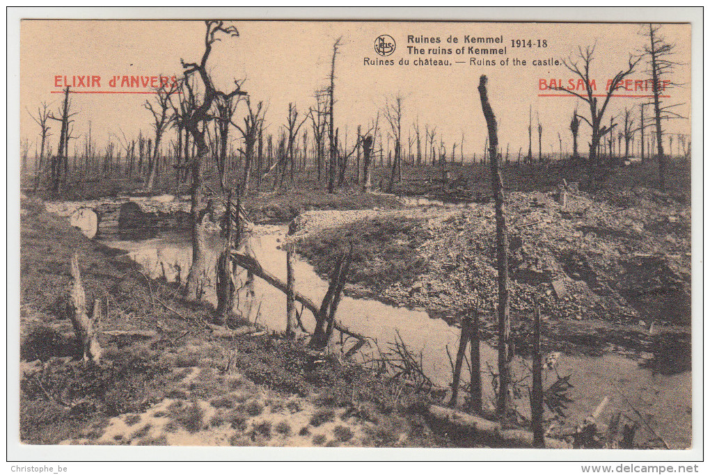 Ruines De Kemmel, Ruines Du Château (pk22231) - Heuvelland