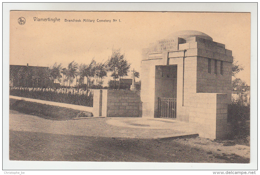 Vlamertinge, Vlamertinghe,  Brandhoek Military Cimetery (pk22270) - Ieper