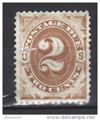 Etats-Unis  U.S.  Taxe N° 2 * (1879)        Voir Scan Dos - Unused Stamps