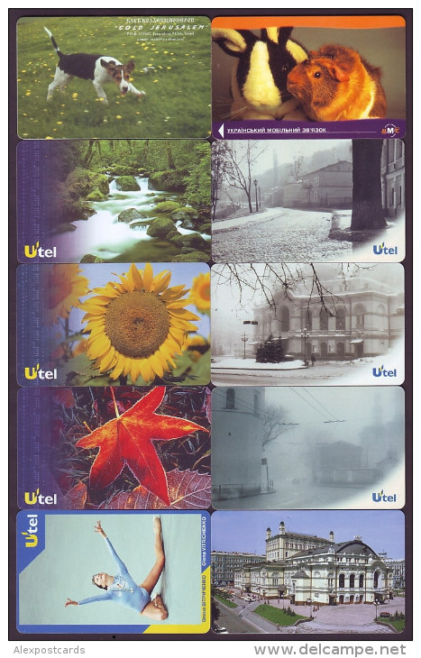 UKRAINE. 80 CHIP PHONECARDS, ALL DIFFERENT. Lot Nr. 6 - Ukraine