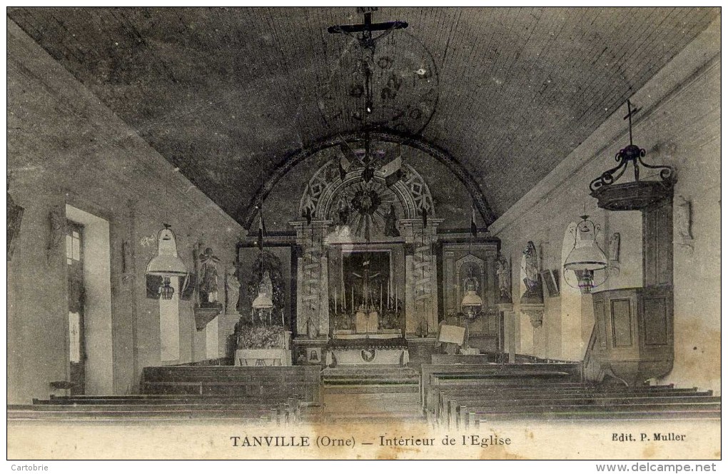 61 TANVILLE Intérieur De L´Eglise - Autres & Non Classés