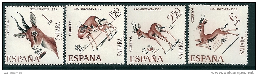 Spanish Sahara 1969 Edifil 271-4 MNH** - Sahara Espagnol