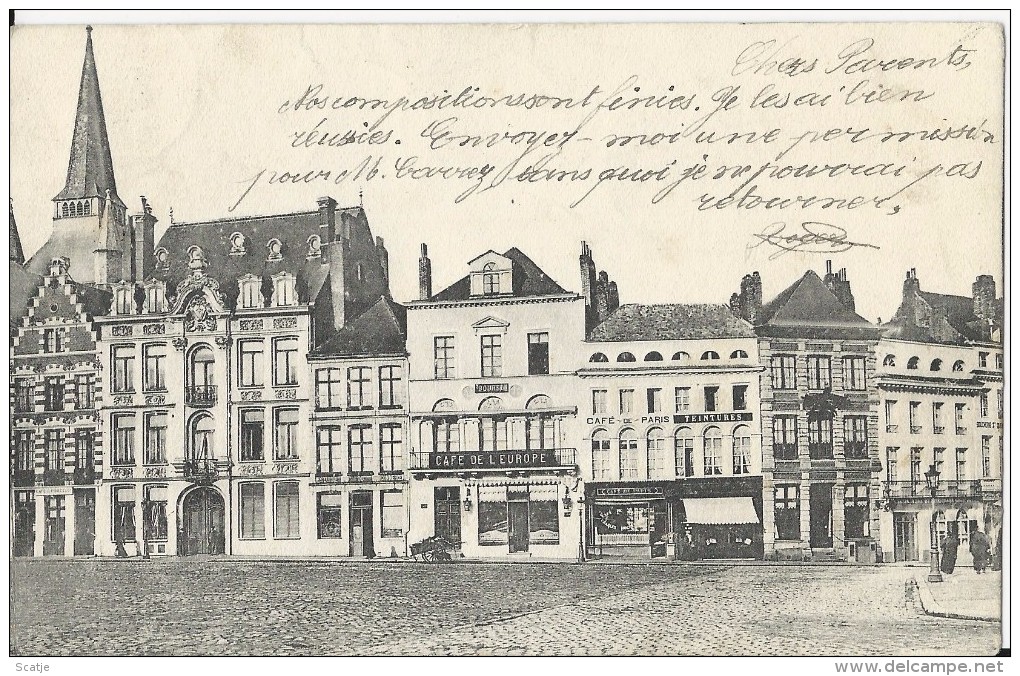 België  -   Marktplein  1906 - Braine-le-Comte