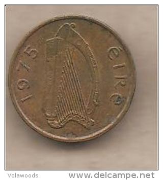 Irlanda - Moneta Circolata Da 1 Penny - 1975 - Ireland