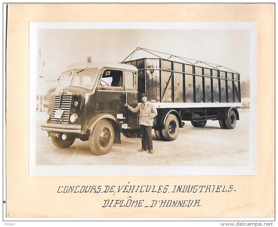 CAMION - Concours De Véhicules Industriels - Diplôme D'honneur - Camions & Poids Lourds