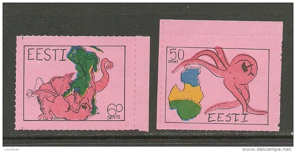 Estland Estonia 1960er Antikommunistische Vignette In Exile MNH - Estland