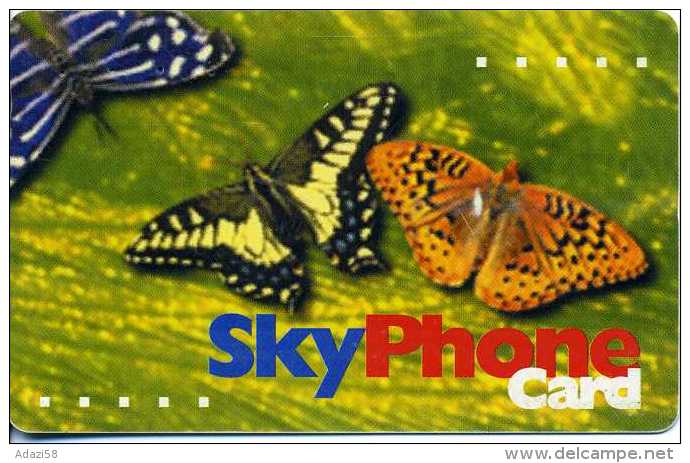 MONGOLIA  Skytel SkyPhoneCard "Butterflies" 2,000 Tugrik   Autelca   RR - Mongolia