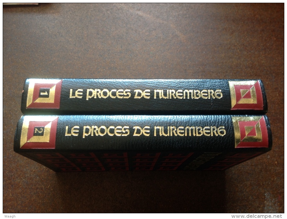 Le Proces De NUREMBERG Tome 1 & 2 - Francois BEAUVAL 1969 - War 1939-45